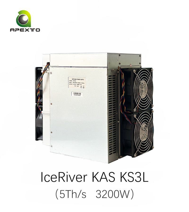 IceRiver Miner KS3L 5TH/s 3200W/h Cryptocurrency KAS Short ROI