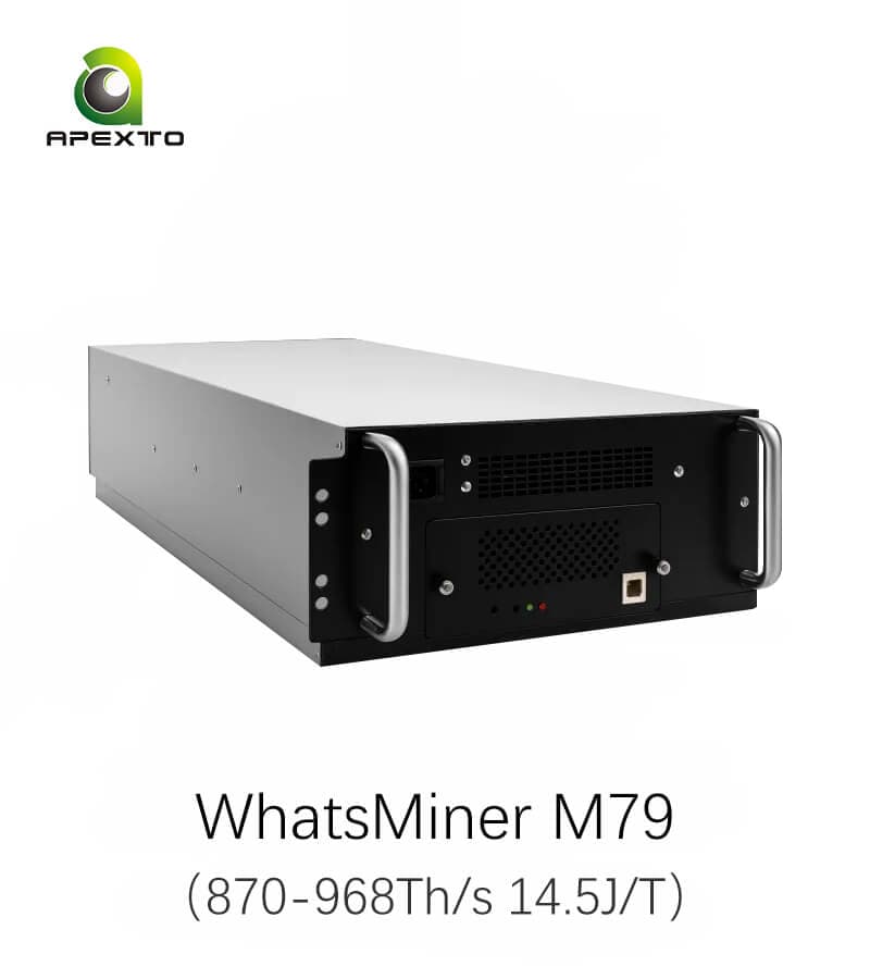 MicroBT WhatsMiner M79 14.5J/T Bitcoin Miner Hydro Cooling